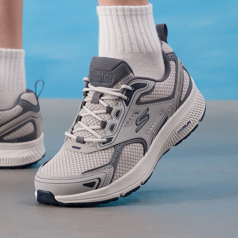 Lightweight Road Running Shoes - รองเท้าผู้ชาย Skechers รุ่นออริจินัล ทรงเตี้ย น้ำหนักเบา ระบายอากาศได้ดี