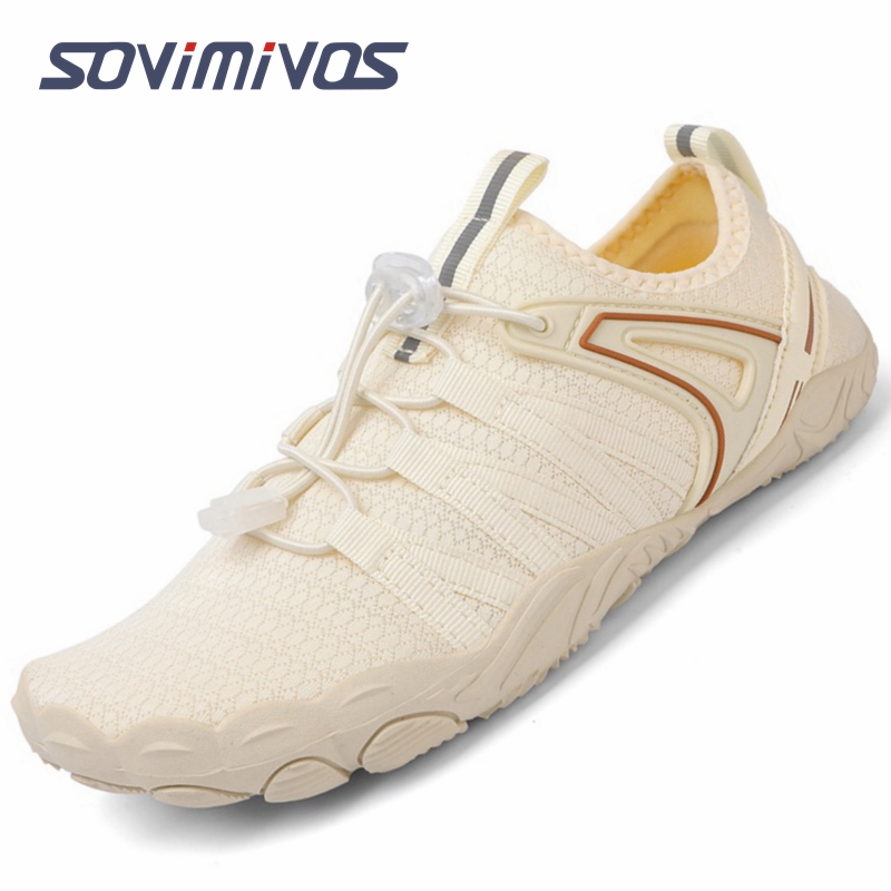 รองเท้าผู้ชายแบบไม่สวมถุงเท้า  - Wide Toe Box Running Sneakers บทวิจารณ์และราคา