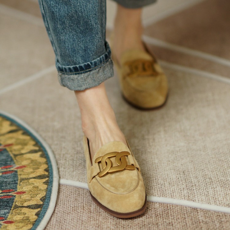 หนังนิ่มหนังผู้หญิง Loafers ฤด - Heels บทวิจารณ์และราคา