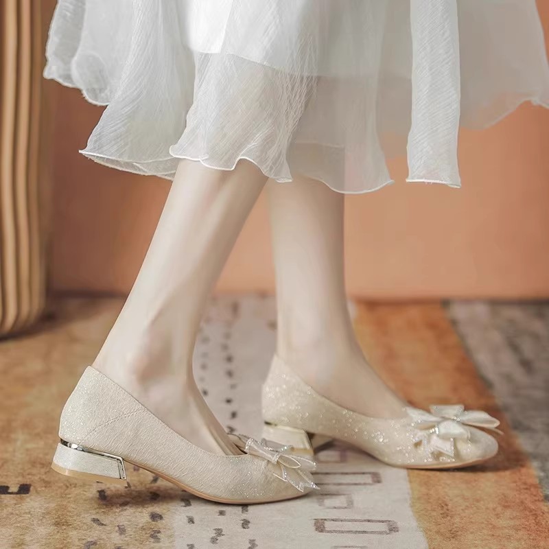 ผู้หญิง 2025 ใหม่สไตล์ฤดูใบไม้ - Heels บทวิจารณ์และราคา