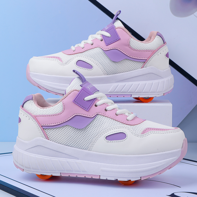 รองเท้าสเก็ตสำหรับเด็ก 4 ล้อ ร - Sneakers บทวิจารณ์และราคา