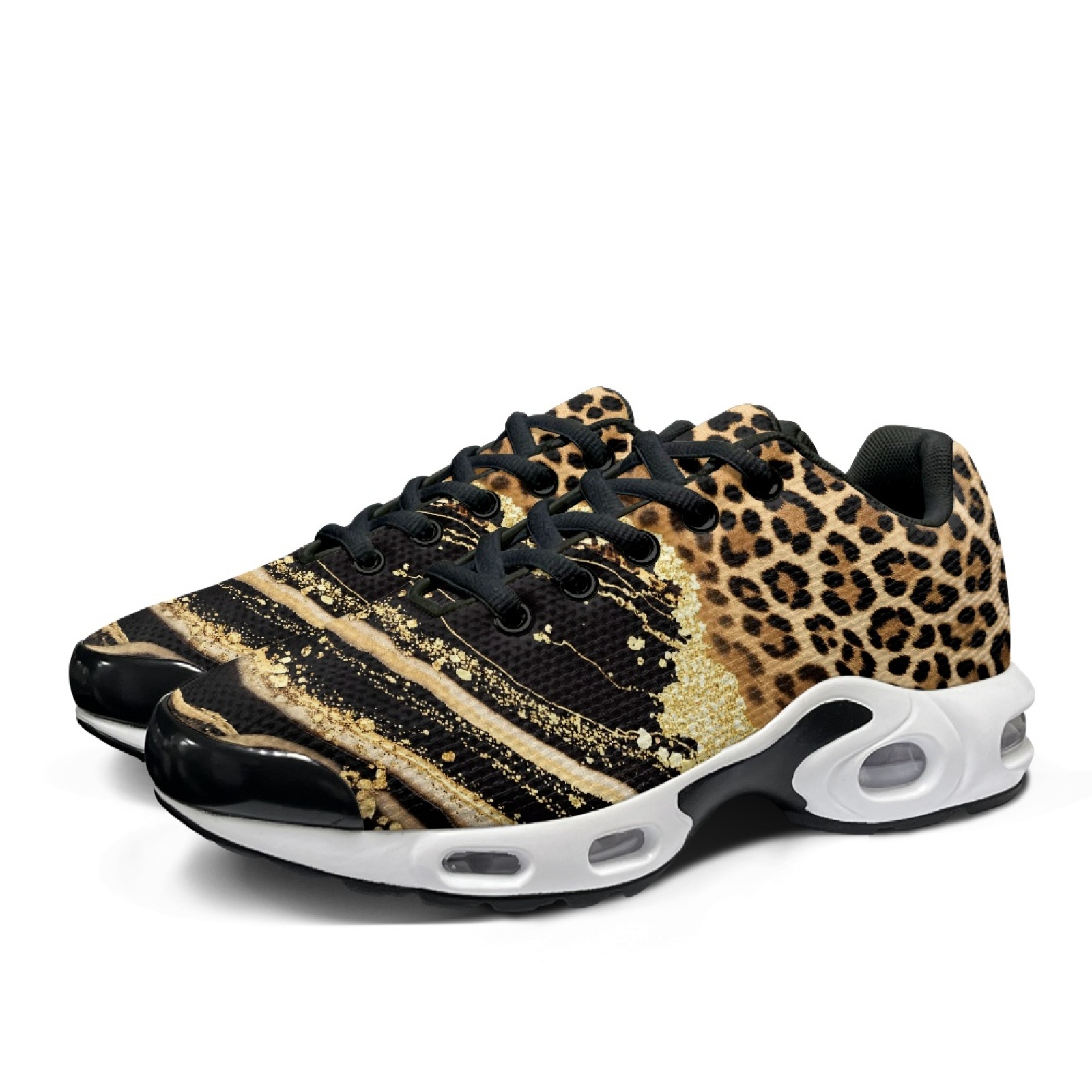 รองเท้ากีฬาลำลองลายเสือดาว PEN - Air Cushion Jogger Shoes Men บทวิจารณ์และราคา