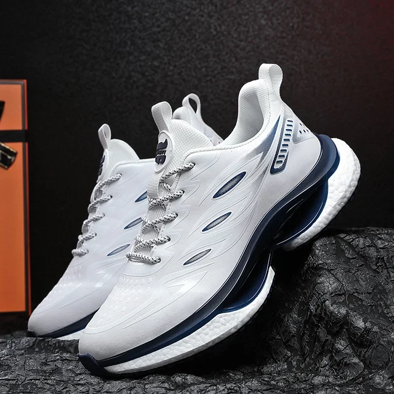 ผู้ชายตาข่ายBreathable Running - Waterproof Goretex Running Shoes บทวิจารณ์และราคา